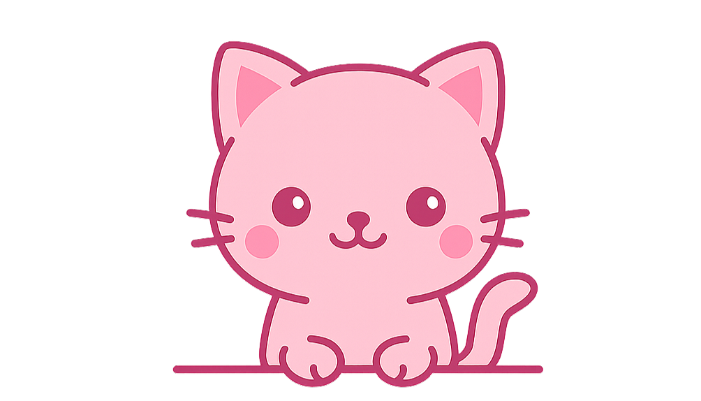 Gatinho rosa